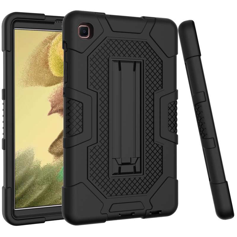 For Samsung Galaxy Tab A7 Lite T220 / T225 Contrast Color Robot Shockproof Silicone + PC Protective