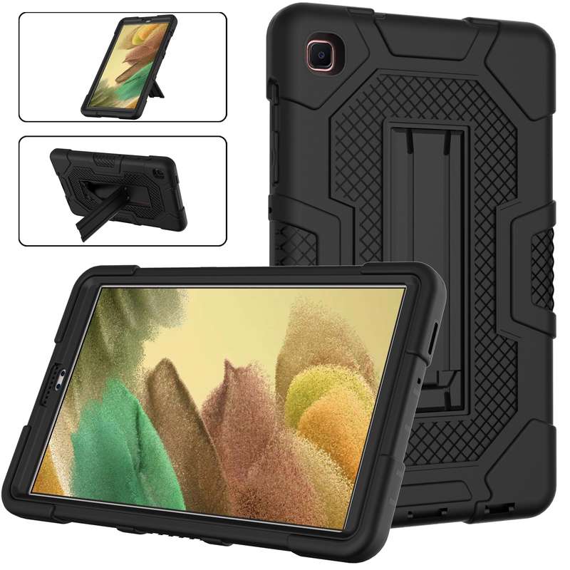 For Samsung Galaxy Tab A7 Lite T220 / T225 Contrast Color Robot Shockproof Silicone + PC Protective