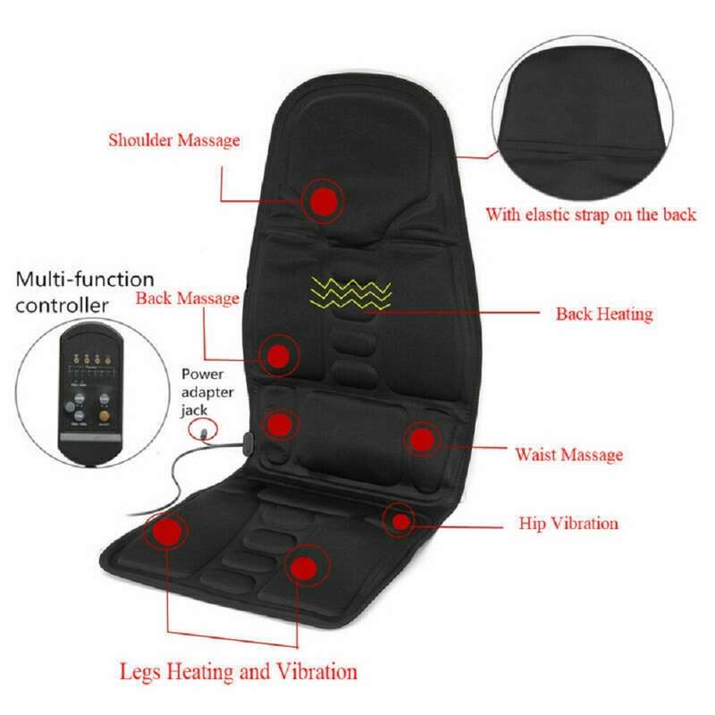7 Massage Heads 8 Modes Car / Household Multifunctional Whole Body Cervical Massage Seat Cushion, Pl