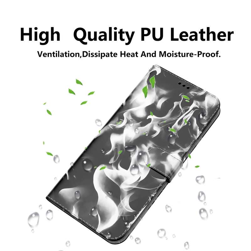 For LG Stylo 5 Cloud Fog Pattern Horizontal Flip Leather Case with Holder & Card Slot & Wallet(Black