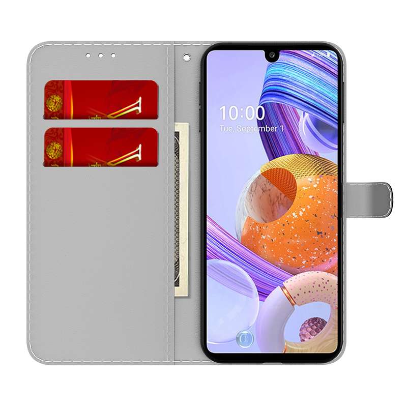 For LG Stylo 6 / K71 Cloud Fog Pattern Horizontal Flip Leather Case with Holder & Card Slot & Wallet