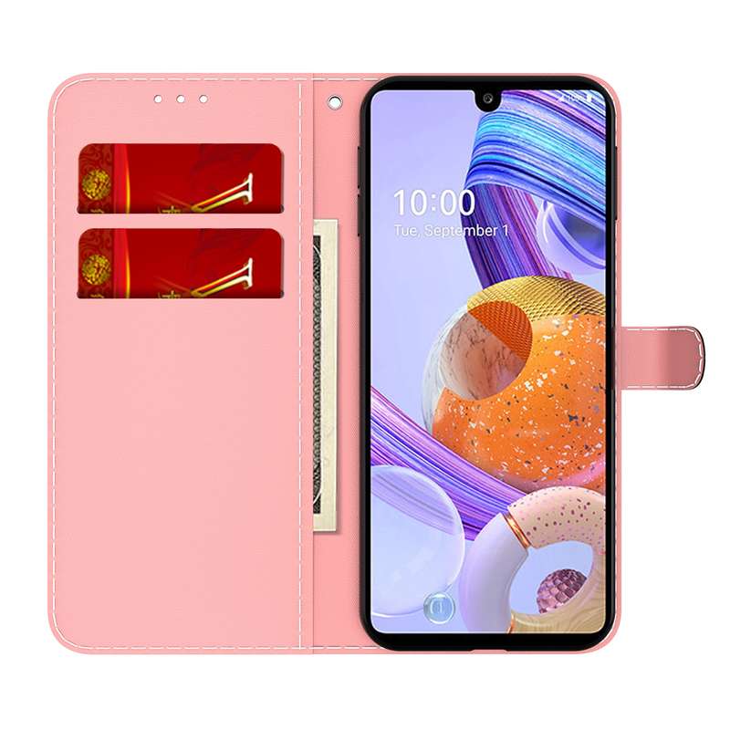 For LG Stylo 6 / K71 Cloud Fog Pattern Horizontal Flip Leather Case with Holder & Card Slot & Wallet