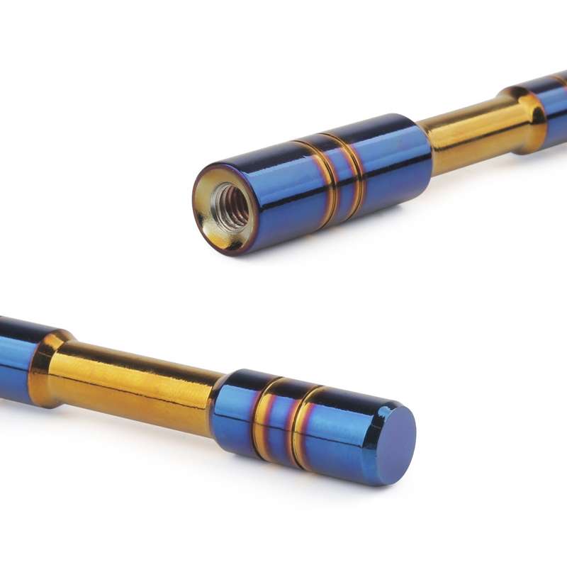 Car Modified Aluminum Signal Antenna Aerial(Roasted Blue)