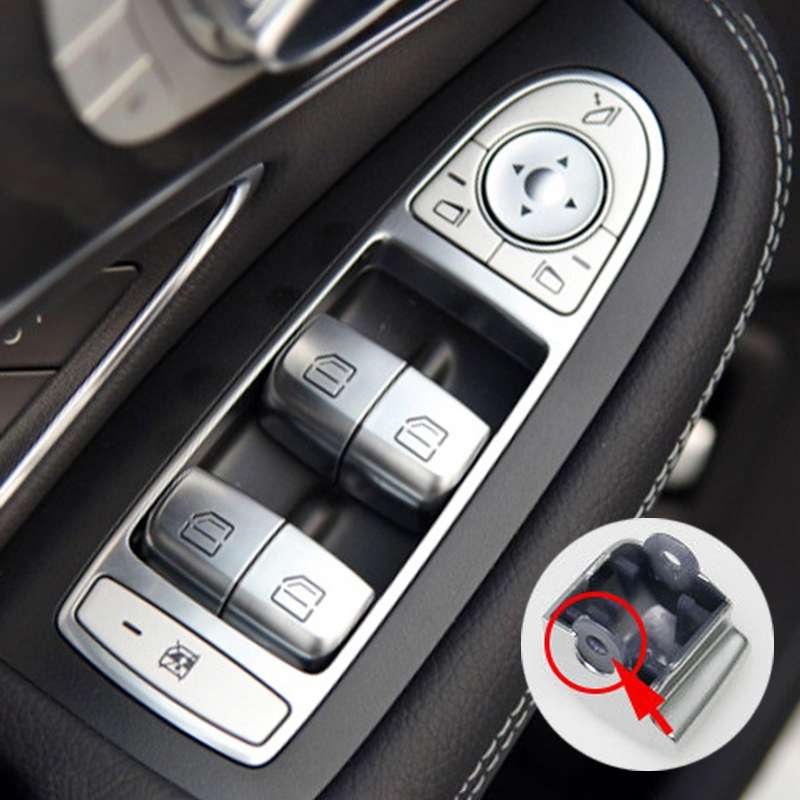 Car Window Glass Lift Switch Button for Mercedes-Benz W205 / W253 after 2015(No.4 Button)
