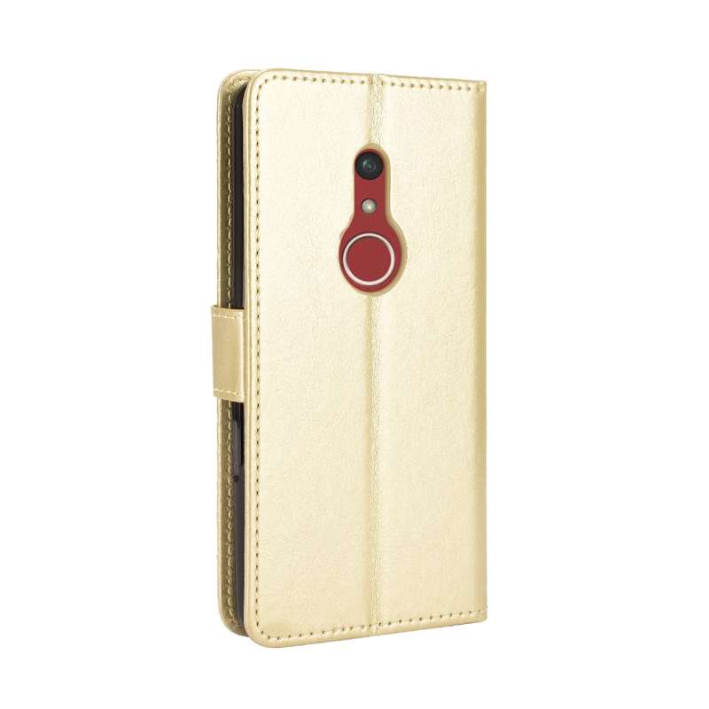 For Fujitsu Arrows Be4 Plus / F-41B Crazy Horse Texture Horizontal Flip Leather Case with Holder & C