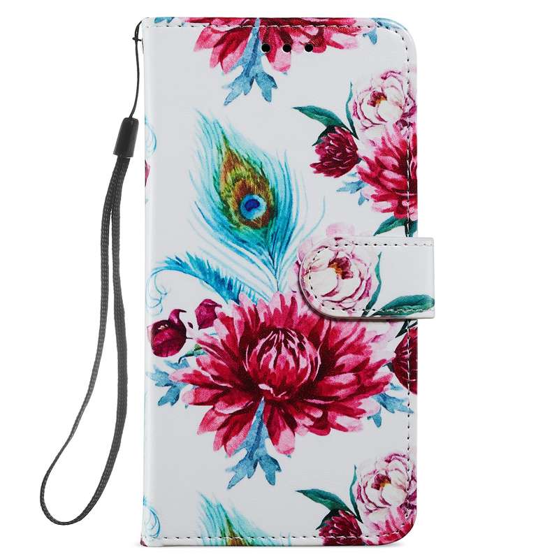 For Samsung Galaxy A32 4G Painted Pattern Horizontal Flip Leather Case with Holder & Card Slots & Ph