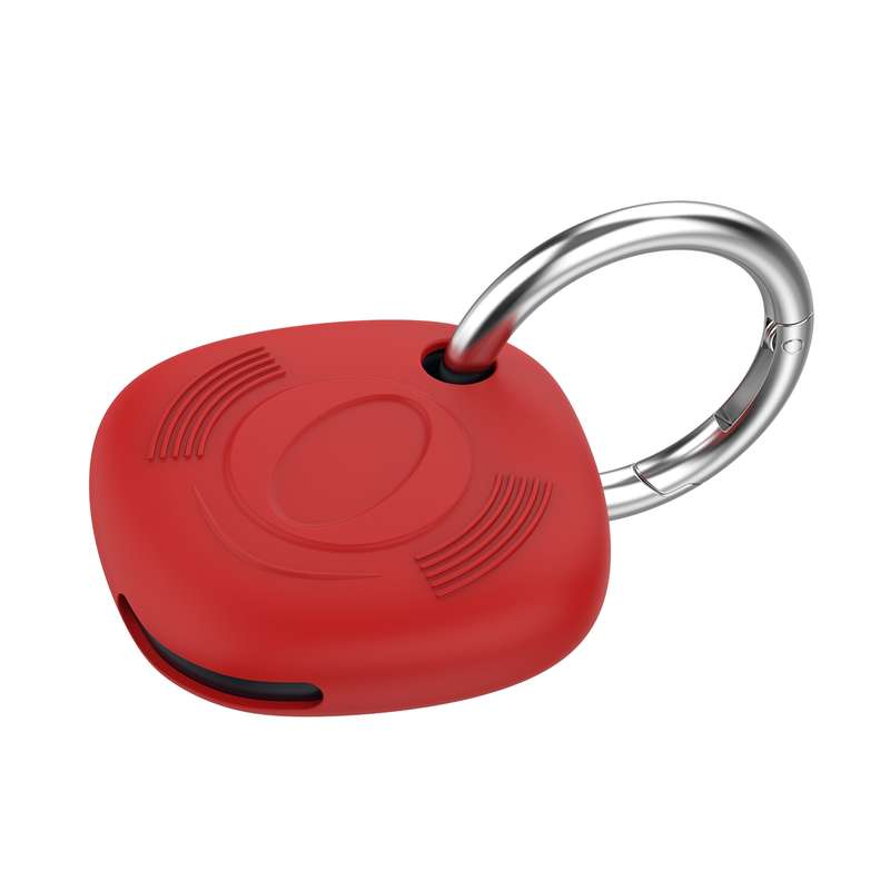Location Tracker Anti-lost Portable Silicone Protective Case for Samsung Galaxy Smart Tag(Black)