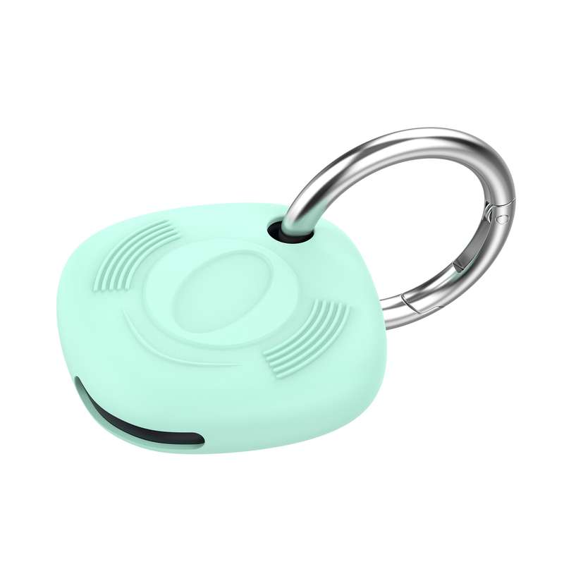 Location Tracker Anti-lost Portable Silicone Protective Case for Samsung Galaxy Smart Tag(Black)
