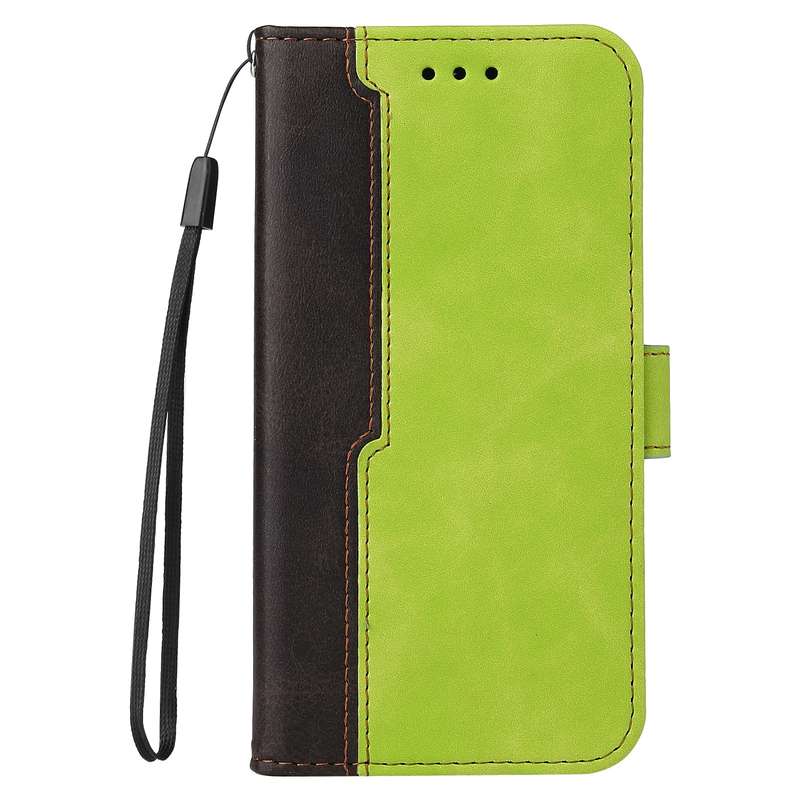 For Samsung Galaxy A20 / A30 Business Stitching-Color Horizontal Flip PU Leather Case with Holder &