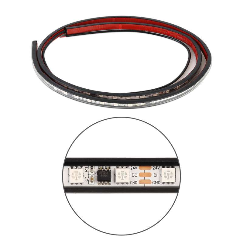 DC24V / 7W Colorful Truck Warning Light Slide Light with SMD-5050 Lamp Beads, Length:1.2m