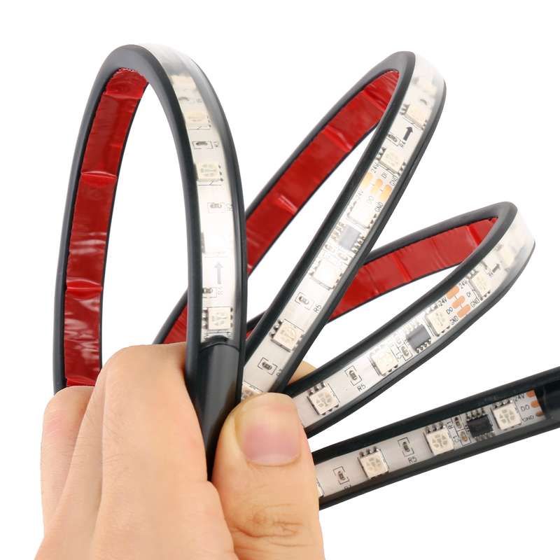 DC24V / 7W Colorful Truck Warning Light Slide Light with SMD-5050 Lamp Beads, Length:1.2m