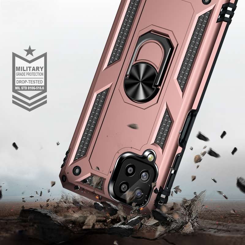 For OPPO A93 Shockproof Scratchproof TPU + Acrylic Protective Case(Black)