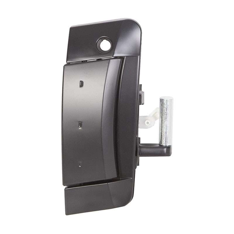 1 Pair Car Front Door Outside Handle 80607-CD41E+80606-CD01E for Nissan 350Z 2003-2009 (Black)