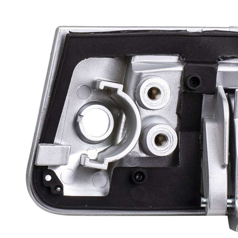 1 Pair Car Front Door Outside Handle 80607-CD41E+80606-CD01E for Nissan 350Z 2003-2009 (Black)
