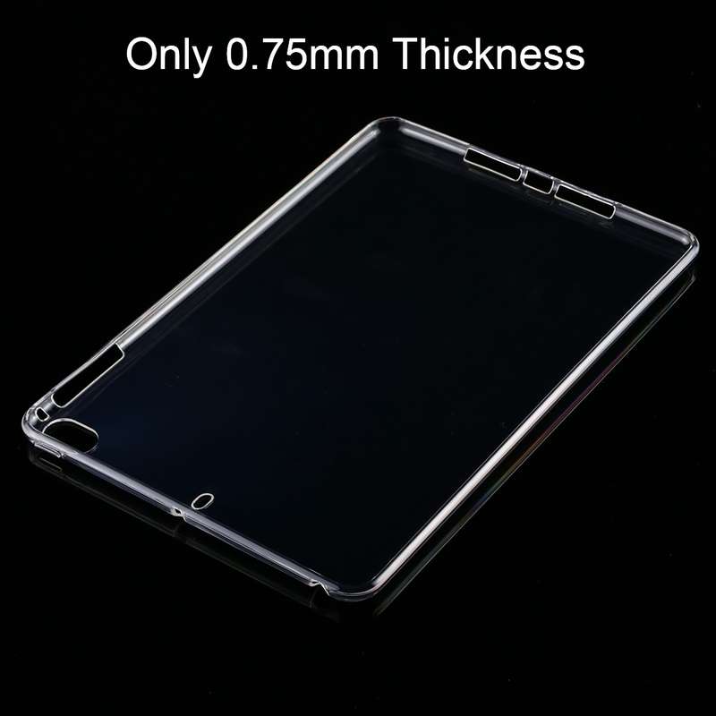 For iPad mini 4 / 5 0.75mm Ultrathin Transparent TPU Soft Protective Case