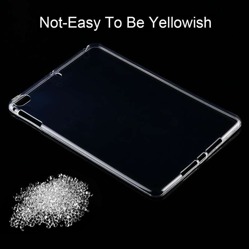 For iPad mini 4 / 5 0.75mm Ultrathin Transparent TPU Soft Protective Case