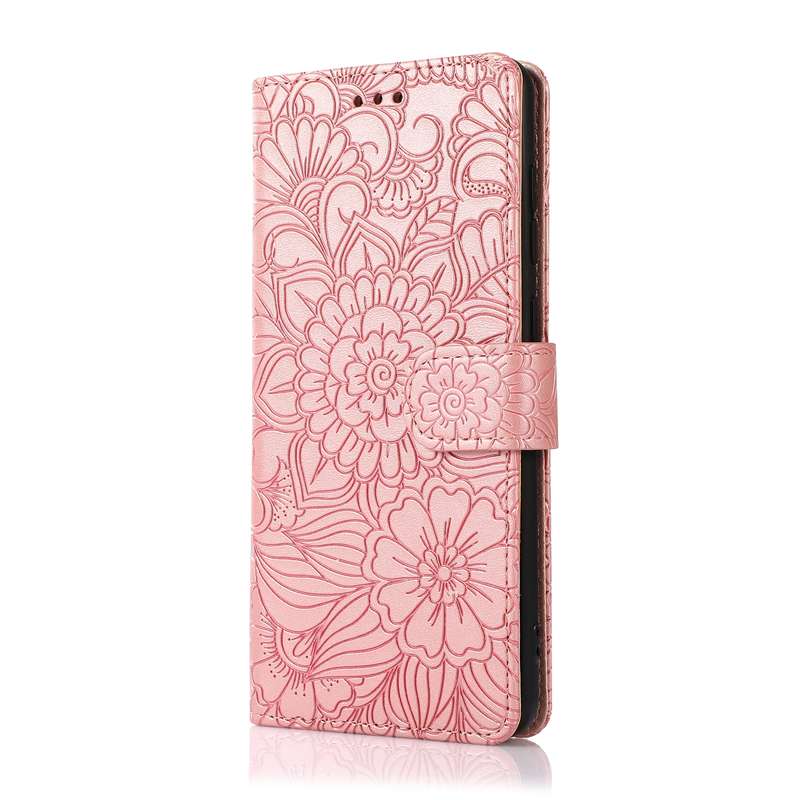 For Samsung Galaxy A21s Skin Feel Embossed Sunflower Horizontal Flip Leather Case with Holder & Card