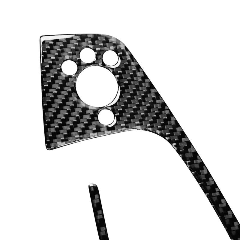 Car Carbon Fiber Glass Lifter Short Style Decorative Sticker for Audi A6 S6 C7 A7 S7 4G8 2012-2018 R