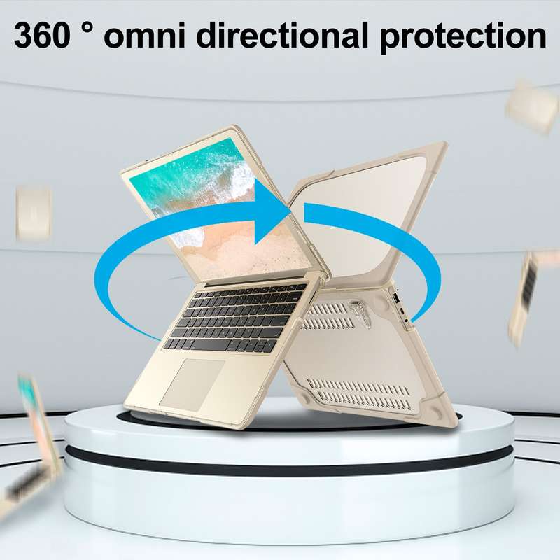 For Microsoft Surface Laptop 3 / 4 13.5 inch 1868 / 1951 Steel TPU + PC Two-color Anti-fall Laptop P