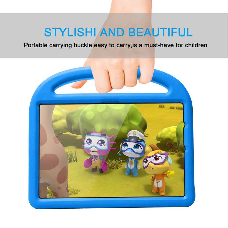 For Amazon Kindle Fire HD 10 2021 Sparrow Style EVA Material Children Shockproof Protective Case(Blu