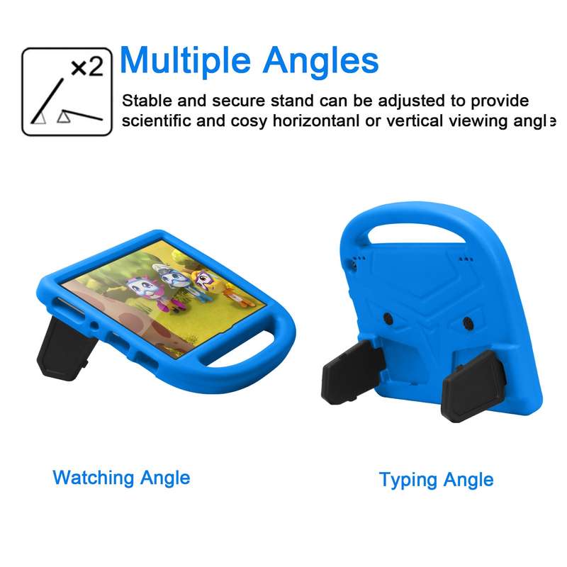 For Amazon Kindle Fire HD 10 2021 Sparrow Style EVA Material Children Shockproof Protective Case(Blu