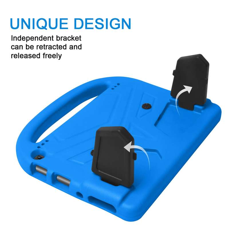 For Amazon Kindle Fire HD 10 2021 Sparrow Style EVA Material Children Shockproof Protective Case(Blu