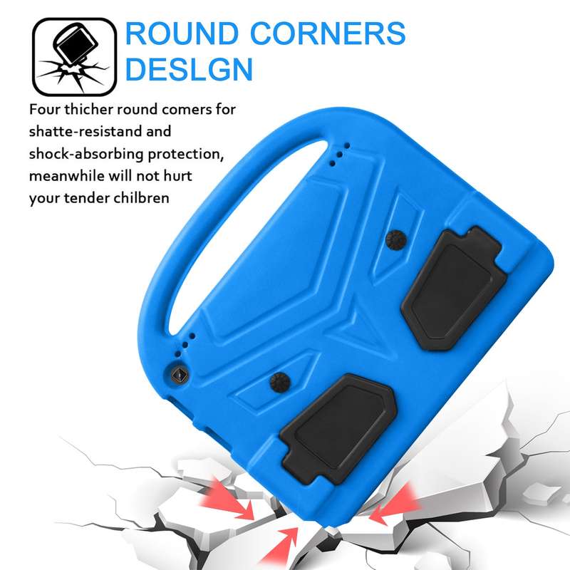 For Amazon Kindle Fire HD 10 2021 Sparrow Style EVA Material Children Shockproof Protective Case(Blu