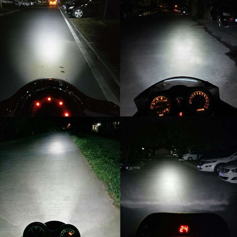2 PCS L15 8-85V / 15W / 5000K / 1200LM Motorcycle / Car IPX4 Waterproof External LED Glare Spotlight