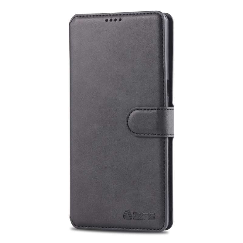 For Galaxy Note 8 AZNS Calf Texture Magnetic Horizontal Flip PU Leather Case with Holder & Card Slot