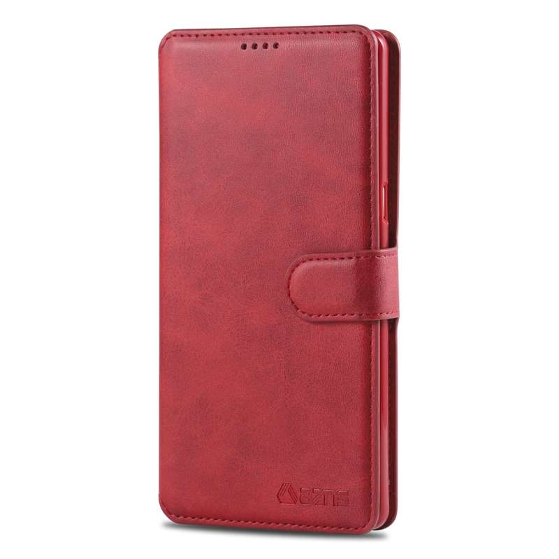 For Galaxy Note 8 AZNS Calf Texture Magnetic Horizontal Flip PU Leather Case with Holder & Card Slot