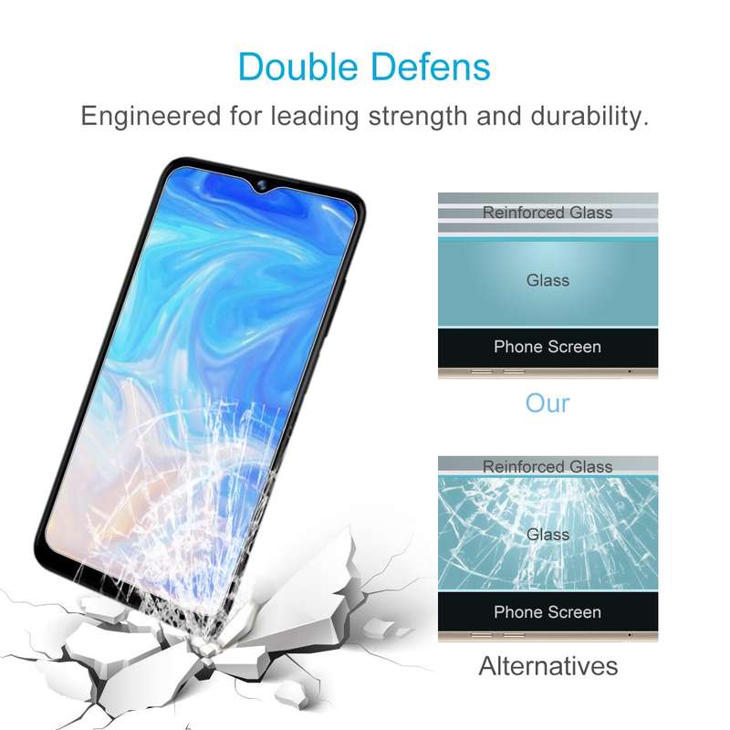 For Doogee N40 Pro 10 PCS 0.26mm 9H 2.5D Tempered Glass Film
