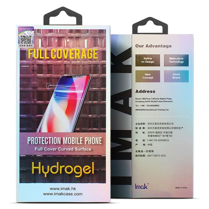 For Honor 50 5G 2 PCS IMAK Curved Full Screen Hydrogel Film Front Protector
