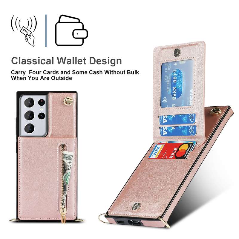 For Samsung Galaxy S21 Ultra 5G RedPepper Transparent Dot Shockproof Waterproof PC + TPU Protective