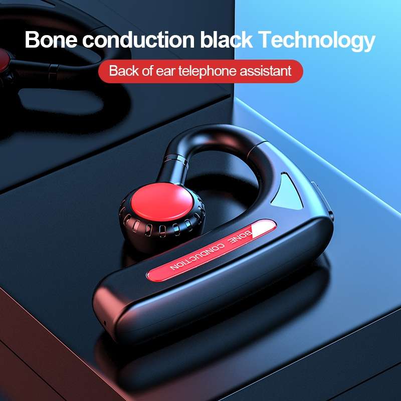 M-618 Bone Conduction Hanging Ear Stereo Bluetooth Headset(Black)