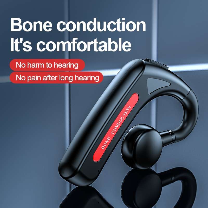 M-618 Bone Conduction Hanging Ear Stereo Bluetooth Headset(Black)