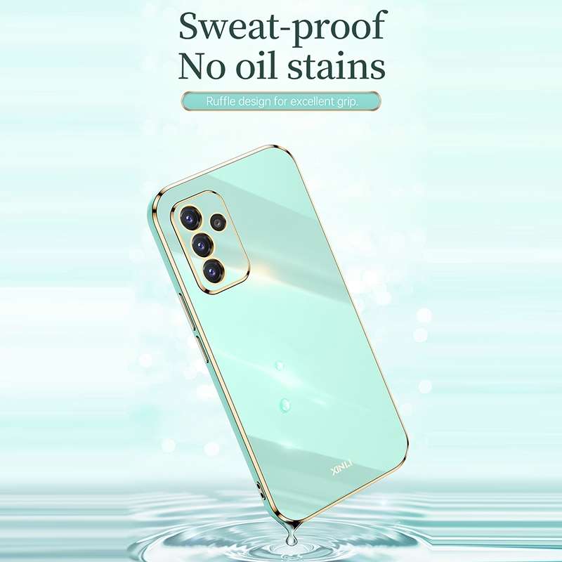 For Samsung Galaxy A82 5G XINLI Straight Edge 6D Electroplate TPU Phone Case(White)