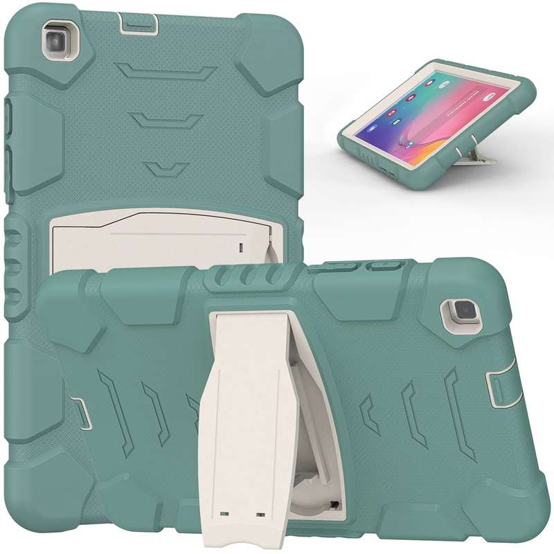 For Samsung Galaxy S22 5G Shockproof Armor Phone Case with Card Slot(Rose Gold)