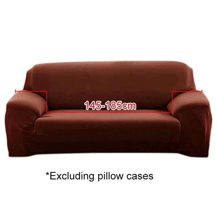 145-185cm Four Seasons Solid Color Elastic Full Coverage Non-slip Sofa Cover(Cypress Green)