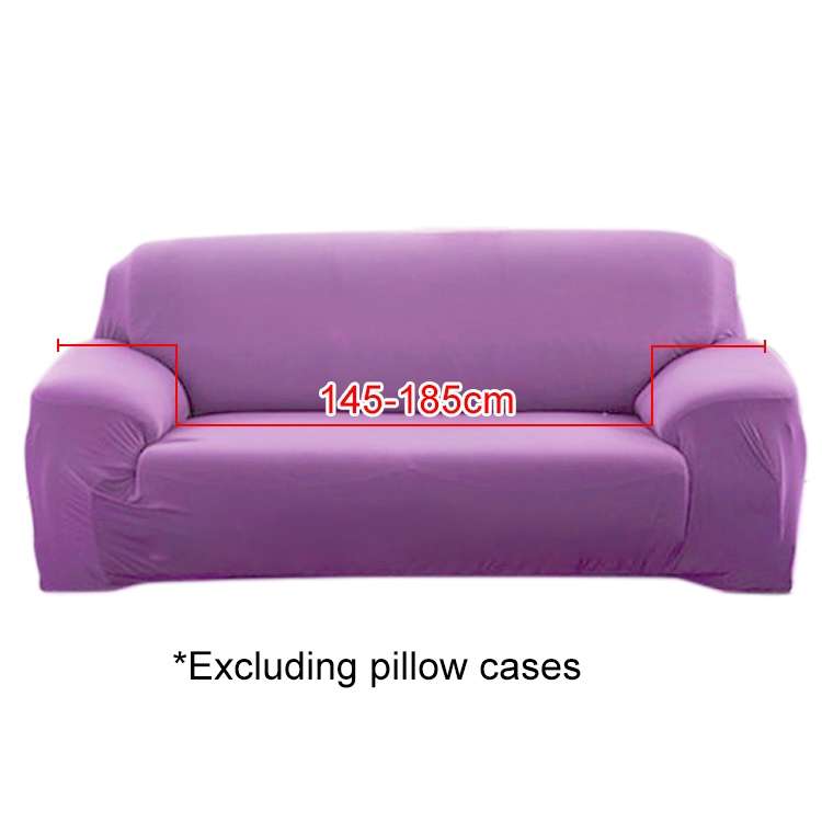145-185cm Four Seasons Solid Color Elastic Full Coverage Non-slip Sofa Cover(Cypress Green)
