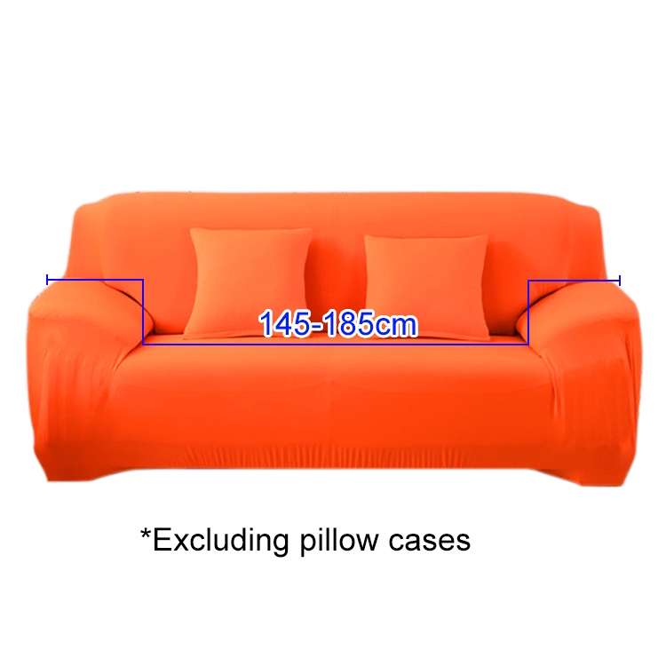 145-185cm Four Seasons Solid Color Elastic Full Coverage Non-slip Sofa Cover(Cypress Green)