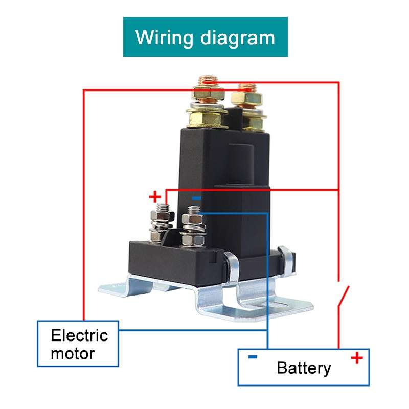 500A Motor Preheating Isolator Switching Power Supply Start Relay, Style:12V Start Type