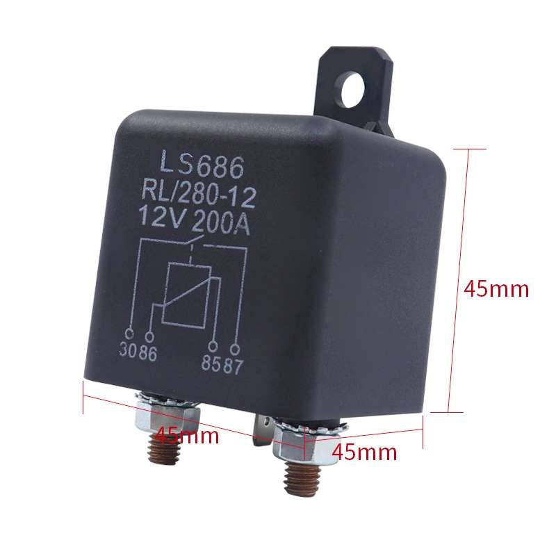 12V 1.8W Continuous Type 200A RV Modified Start Relay