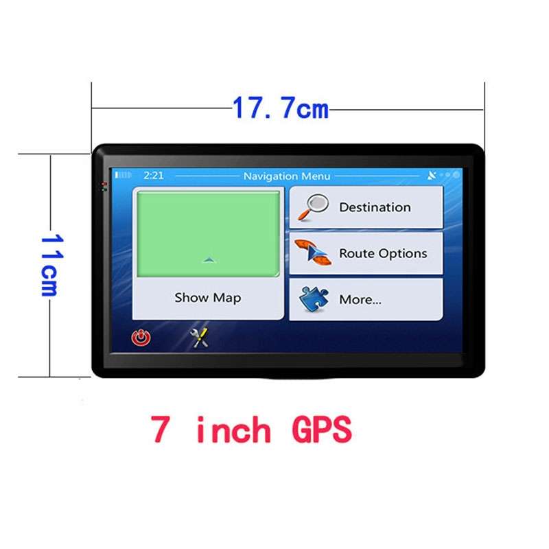 X20 7 inch Car GPS Navigator 8G+256M Capacitive Screen Bluetooth Reversing Image, Specification:Nort