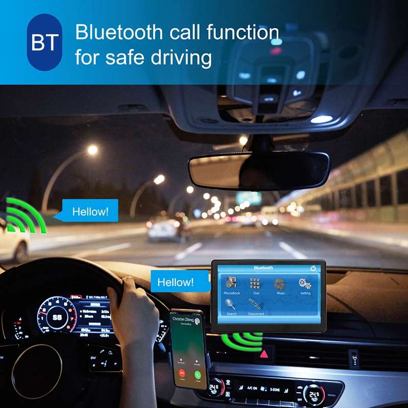X20 7 inch Car GPS Navigator 8G+256M Capacitive Screen Bluetooth Reversing Image, Specification:Nort