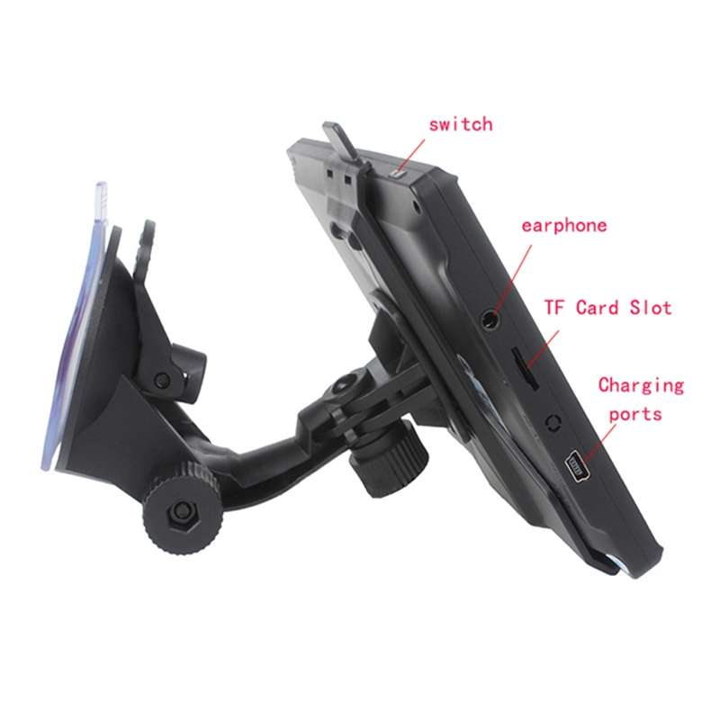 7 inch Car HD GPS Navigator 8G+128M Resistive Screen Support FM / TF Card, Specification:Europe Map
