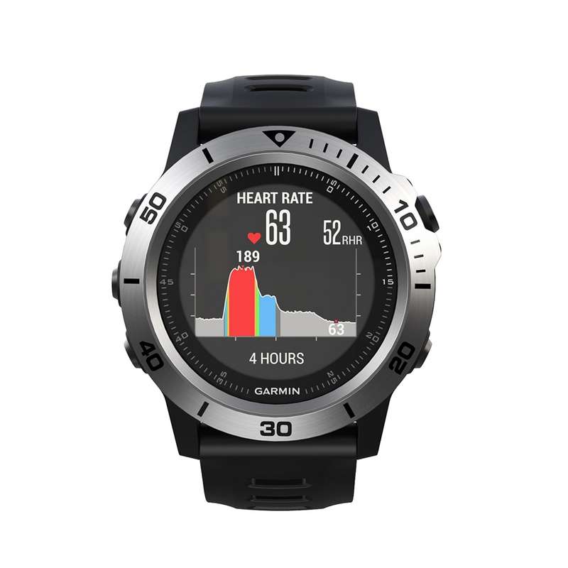 For Garmin Fenix 3/3 HR Smart Watch Steel Bezel Ring, A Version(Black Ring Red Letter)