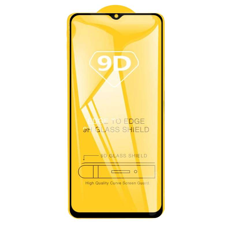 For OPPO A16 / A16S 9D Full Glue Full Screen Tempered Glass Film