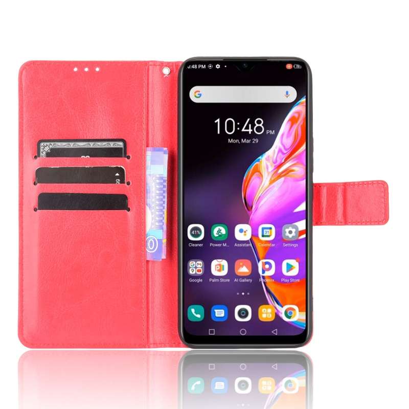 For Infinix Hot 10s X689 Crazy Horse Texture Horizontal Flip Leather Case with Holder & Card Slots &
