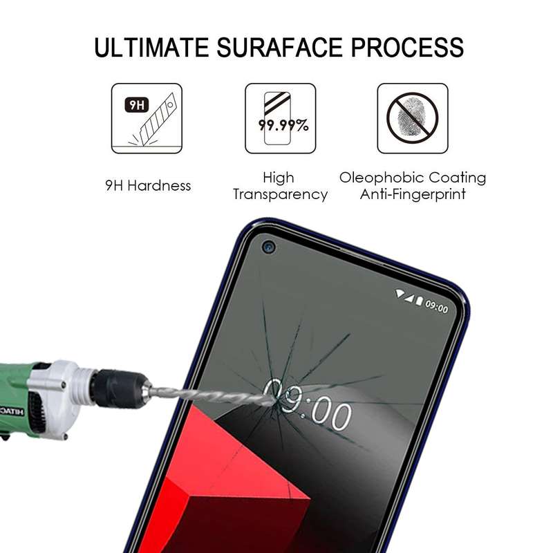 For LG W41 Pro 25 PCS Full Glue Full Screen Tempered Glass Film