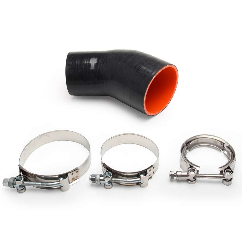 JQG1006-BK Car Modified 50mm Turbo Intake Pipe Kit for BMW N54 E88 E90